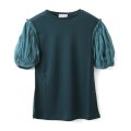 Cotton Frice T-Shirts With Mesh Sleeves KNT196G (TQ)