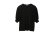 画像1: Cotton Frice T-Shirts With Mesh Sleeves KNT253 (BK) (1)