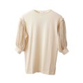 Cotton Frice T-Shirts With Mesh Sleeves KNT253 (IV)