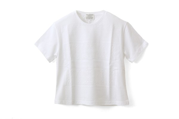画像1: SALE 20%OFF‼︎ T-Shirts with  Flock KNT245 (WH)