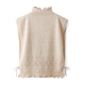 COTTON CASHMERE KNIT VEST (AU75:IV)