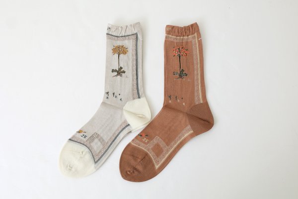 画像2: BOTANICAL XVI SOCKS (AM-801)