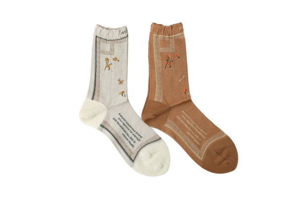 画像1: BOTANICAL XVI SOCKS (AM-801)