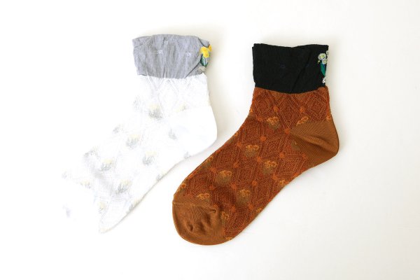 画像2: LILIES OF THE VALLEY II SOCKS (AS-227S)