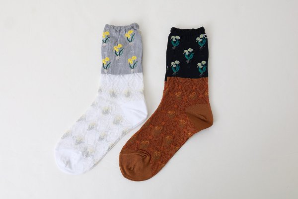 画像2: LILIES OF THE VALLEY II SOCKS (AS-227)