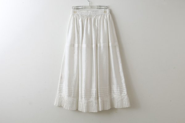 画像2: Gather Tuck Skirt (WH)