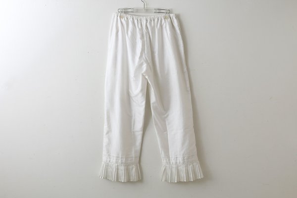 画像2: Khadi Silk Hem Tuck Pants (WH)