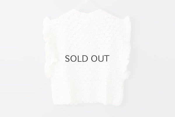 画像2: Hand Crochet Gilet (OF)