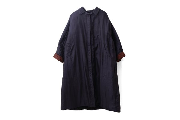 画像1: Embroidery Quilting Coat (NV)