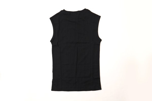 画像2: Panel-rib tanktop 848C (BK)