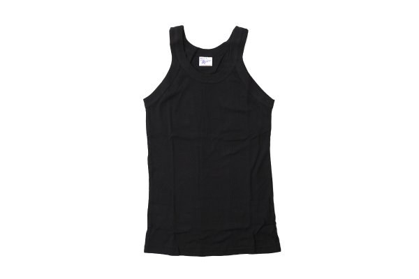 画像1: Panel-rib Athletic tank 831C (BK)