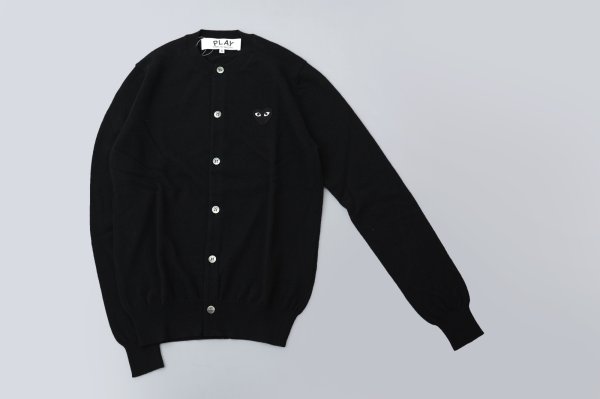 画像2: PLAY CARDIGAN BLACK HEART (BK)