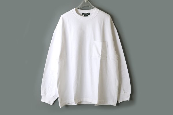 画像2: SALE20%OFF!! WIDE LONG SLEEVE TEE 208 (WH)