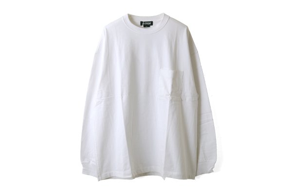 画像1: SALE20%OFF!! WIDE LONG SLEEVE TEE 208 (WH)