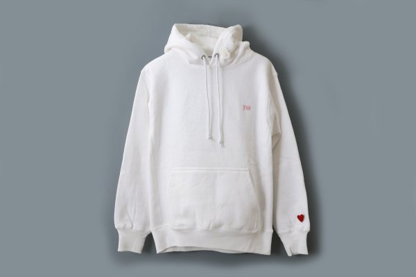 画像1: FOR flowers hoodie (WH)