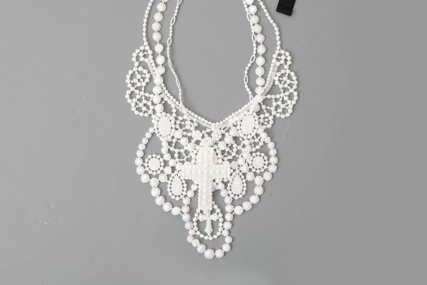 画像2: lace necklace (BK:TypeA)