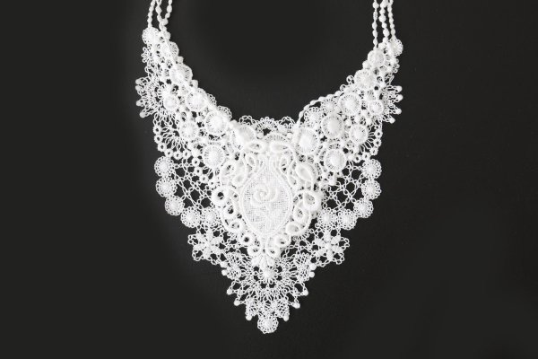 画像2: 別注!! lace necklace (IV:TypeB)