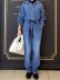 画像6: 9oz denim jumpsuit (05400:BL0)