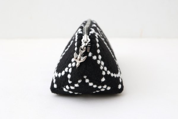 画像2: quartz pouch -tambourine- (ACA7557:BK)