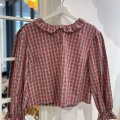 Jane Blouse（Red check）