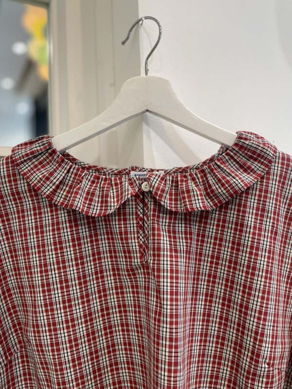 画像2: Jane Blouse（Red check）