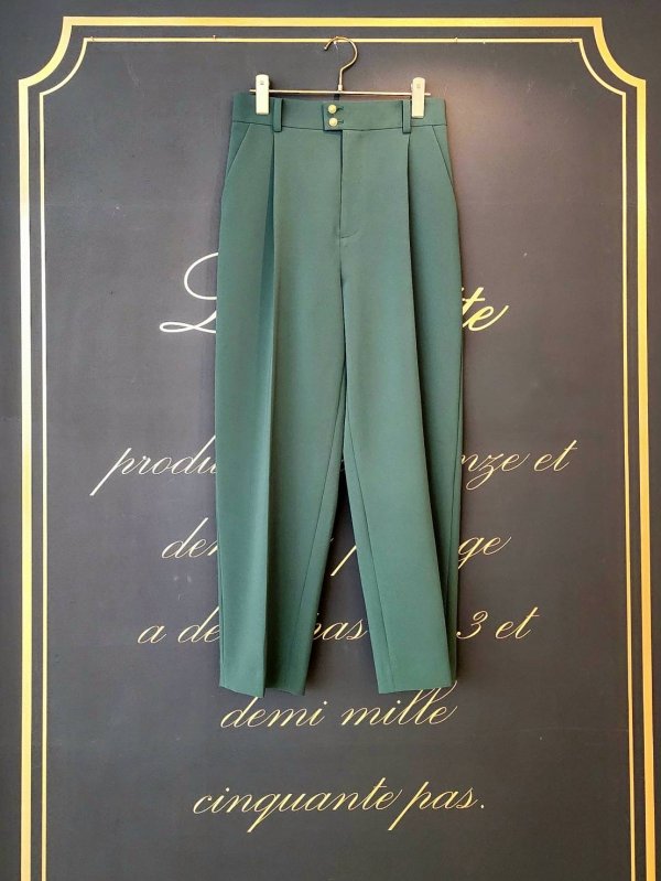 画像1: SALE15%OFF!! Two-way stretch double oxford pants (GR)