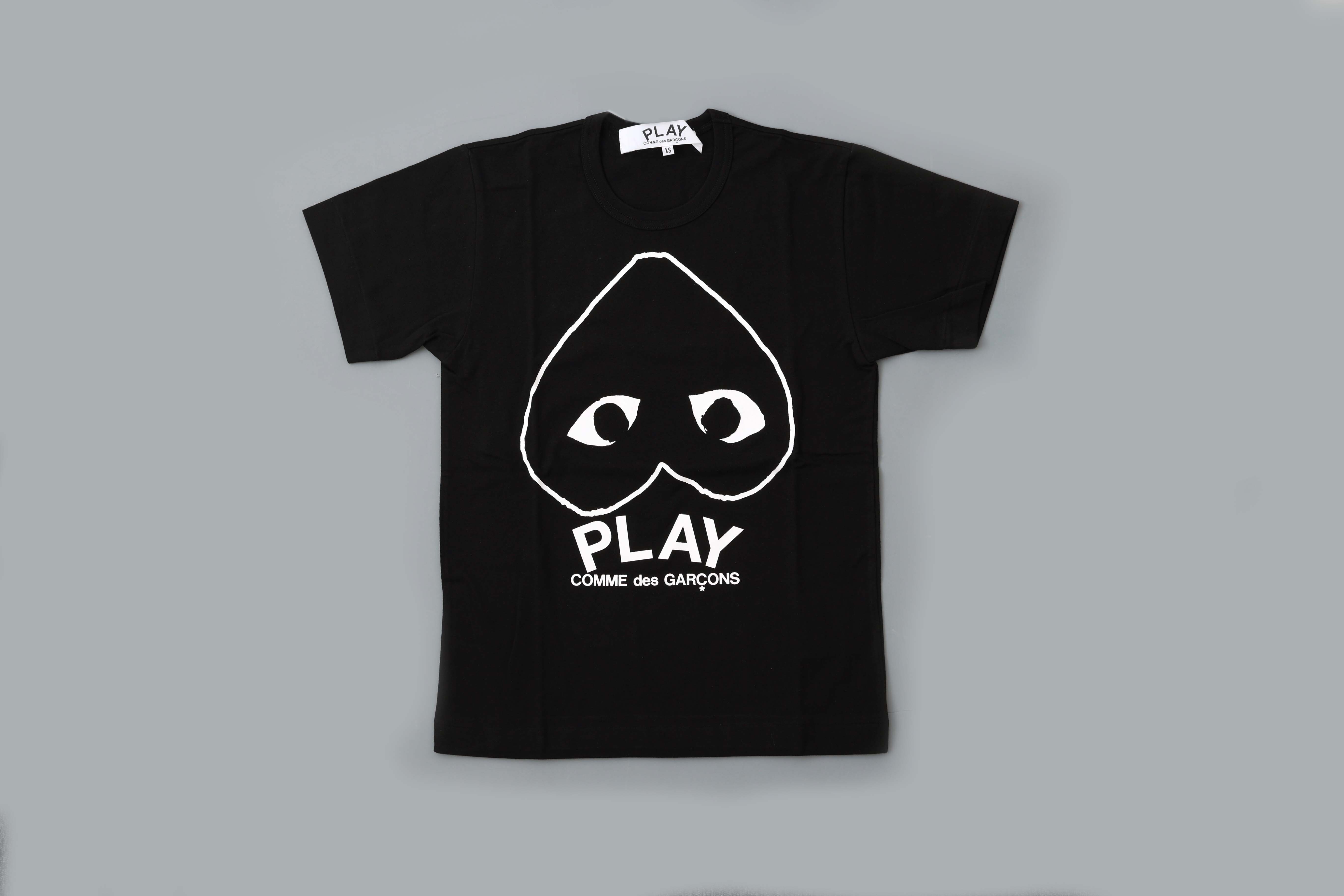 【Unisex】PLAY PRINTED LOGO T-SHIRT (BK)