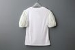 画像3: Cotton Frice T-Shirts With Mesh Sleeves KNT196G (WH) (3)