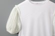 画像4: Cotton Frice T-Shirts With Mesh Sleeves KNT196G (WH) (4)