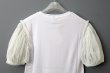 画像9: Cotton Frice T-Shirts With Mesh Sleeves KNT196G (WH) (9)