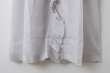 画像5: Khadi Cotton Silk Embroidery Frill Dress (L.GY) (5)