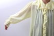 画像17: Khadi Cotton Silk Embroidery Frill Dress (L.GY) (17)