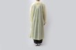 画像14: Khadi Cotton Silk Embroidery Frill Dress (L.GY) (14)