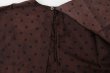 画像8: Khadi Silk Polka Dots Print Back Button Sailor Blouse (CHO) (8)