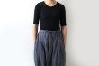 画像9: Panel-rib H/S Tee 822C (BK) (9)