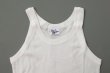 画像3: Panel-rib Athletic tank 831C (WH) (3)