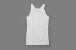 画像2: Panel-rib Athletic tank 831C (WH) (2)