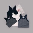 画像9: Panel-rib Athletic tank 831C (WH) (9)