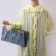 画像23: Khadi Cotton Silk Embroidery Frill Dress (L.GY) (23)