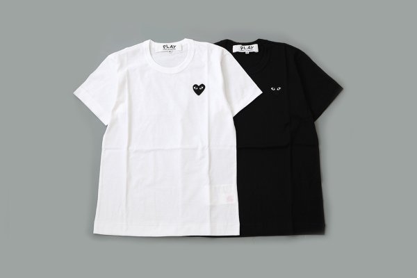 画像1: 【Unisex】PLAY T-SHIRT BLACK HEART  (1)