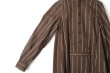 画像5: SHAKER SHIRT O.P. Satin Stripe (BR) (5)