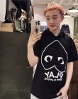 画像9: 【Unisex】PLAY PRINTED LOGO T-SHIRT (BK) (9)