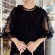 画像16: DOT tulle blouse (BK) (16)