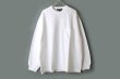 画像2: SALE20%OFF!! WIDE LONG SLEEVE TEE 208 (WH) (2)