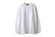 画像1: SALE20%OFF!! WIDE LONG SLEEVE TEE 208 (WH) (1)