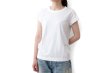 画像2: 30/-天竺 フレンチスリーブTシャツ（6906:WH） (2)