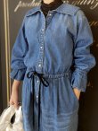 画像7: 9oz denim jumpsuit (05400:BL0) (7)