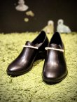 画像1: ×KIDS LOVE GAITE  Cow Leather Shoes (BK) (1)