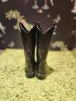 画像4: ×KIDS LOVE GAITE  Cow Leather Western Boots (BK) (4)