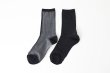 画像2: 1COLOR SEE-THROUGH SOCKS (BK) (2)